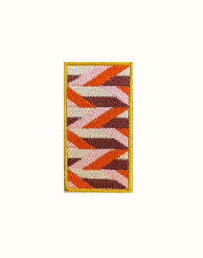 Brand Pattern Embroidered Patch